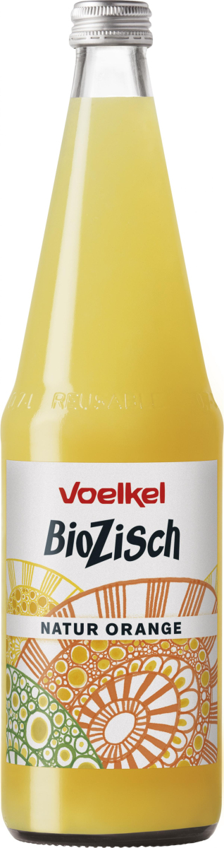 Bio Zisch Natur Orange, große Flasche
