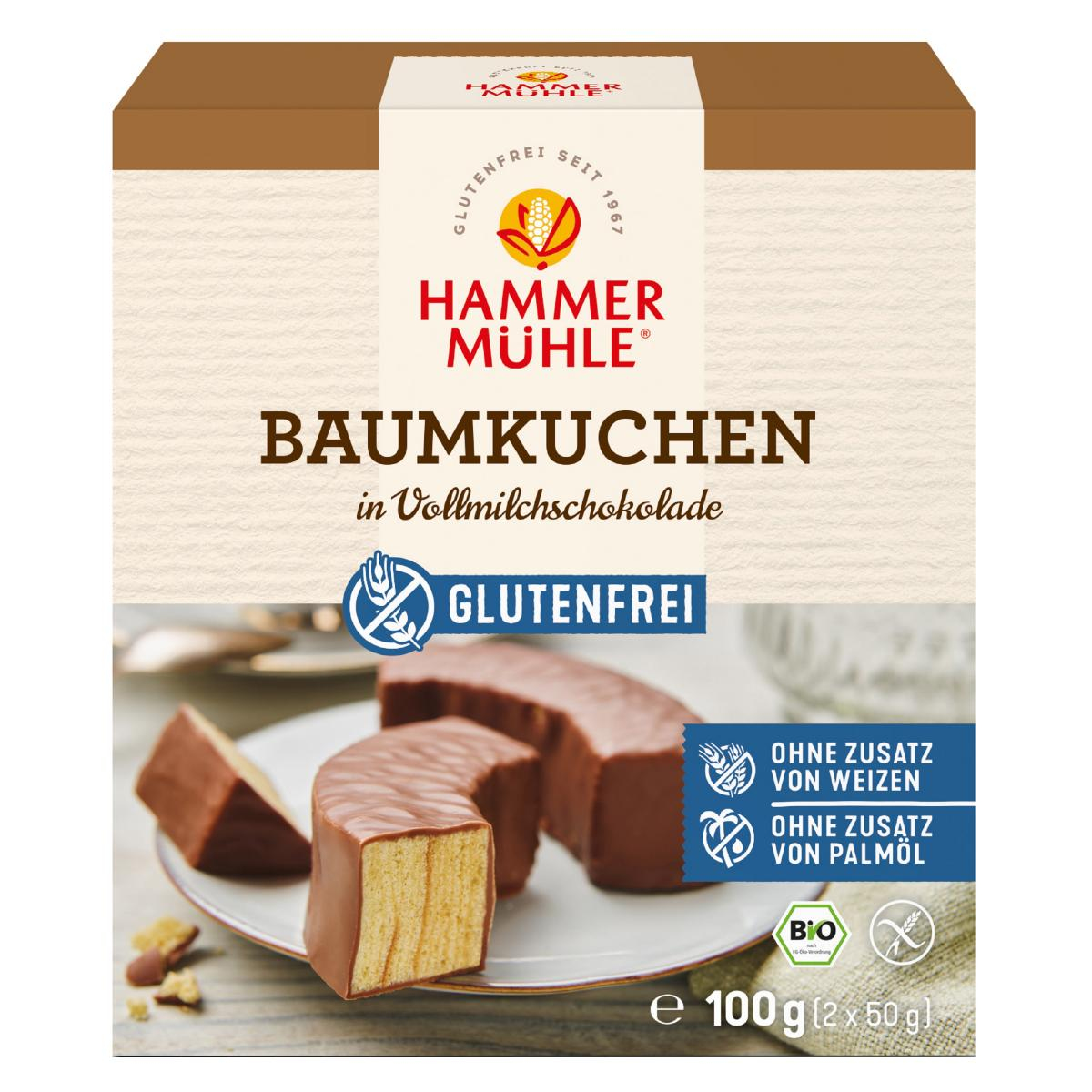Baumkuchen Vollmilchschokolade GF