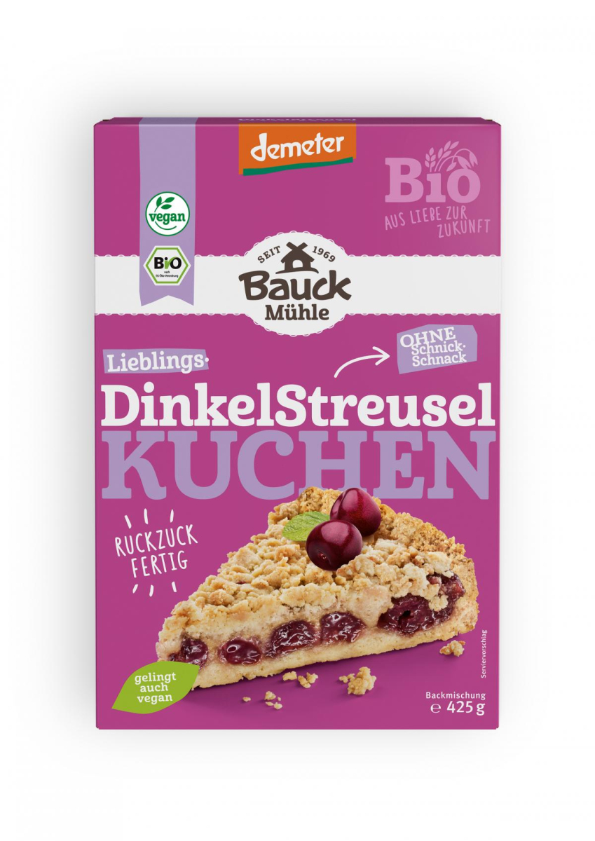 Backmischung Dinkel-Streuselkuchen