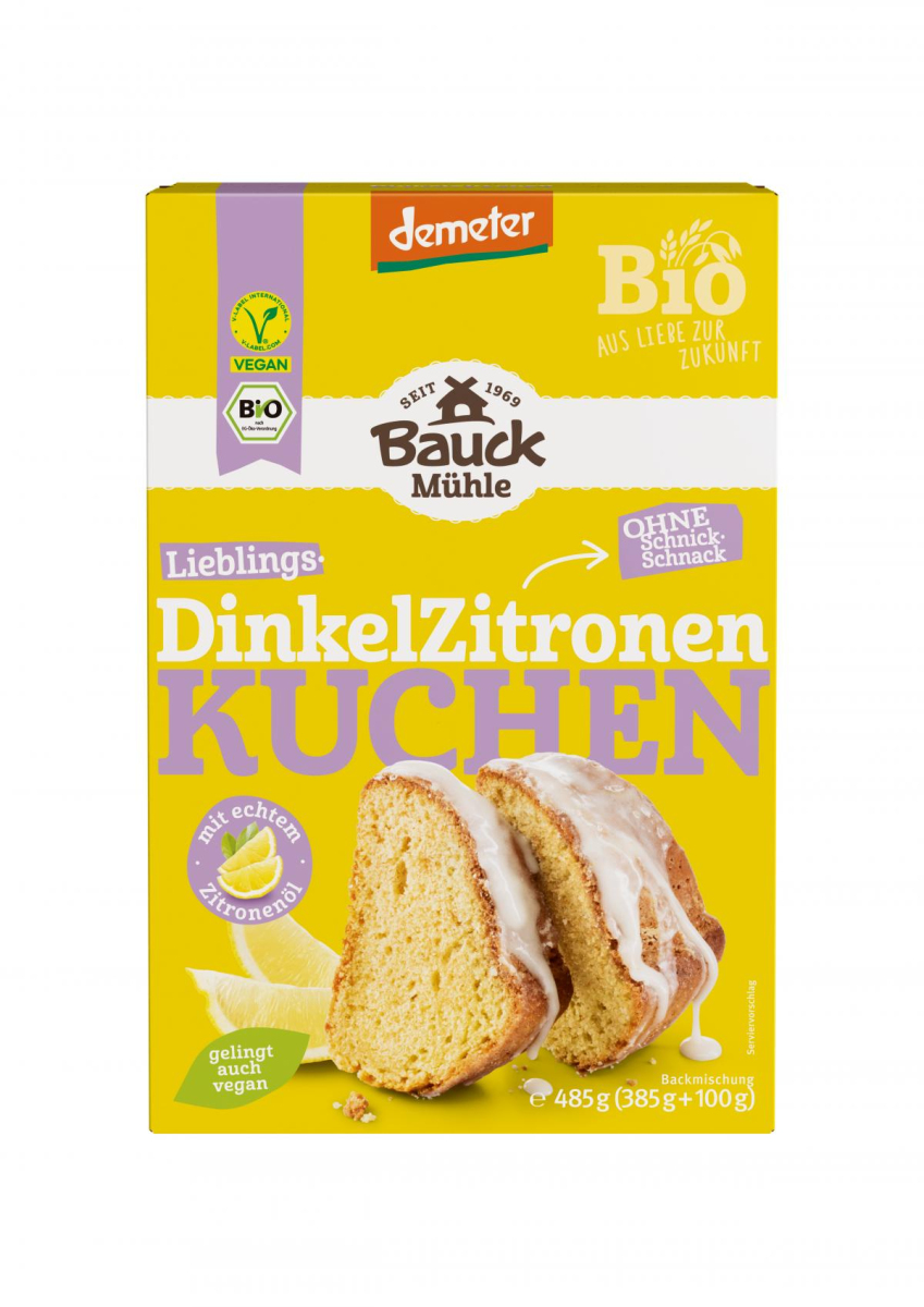 Backmischung Dinkel-Zitronenkuchen