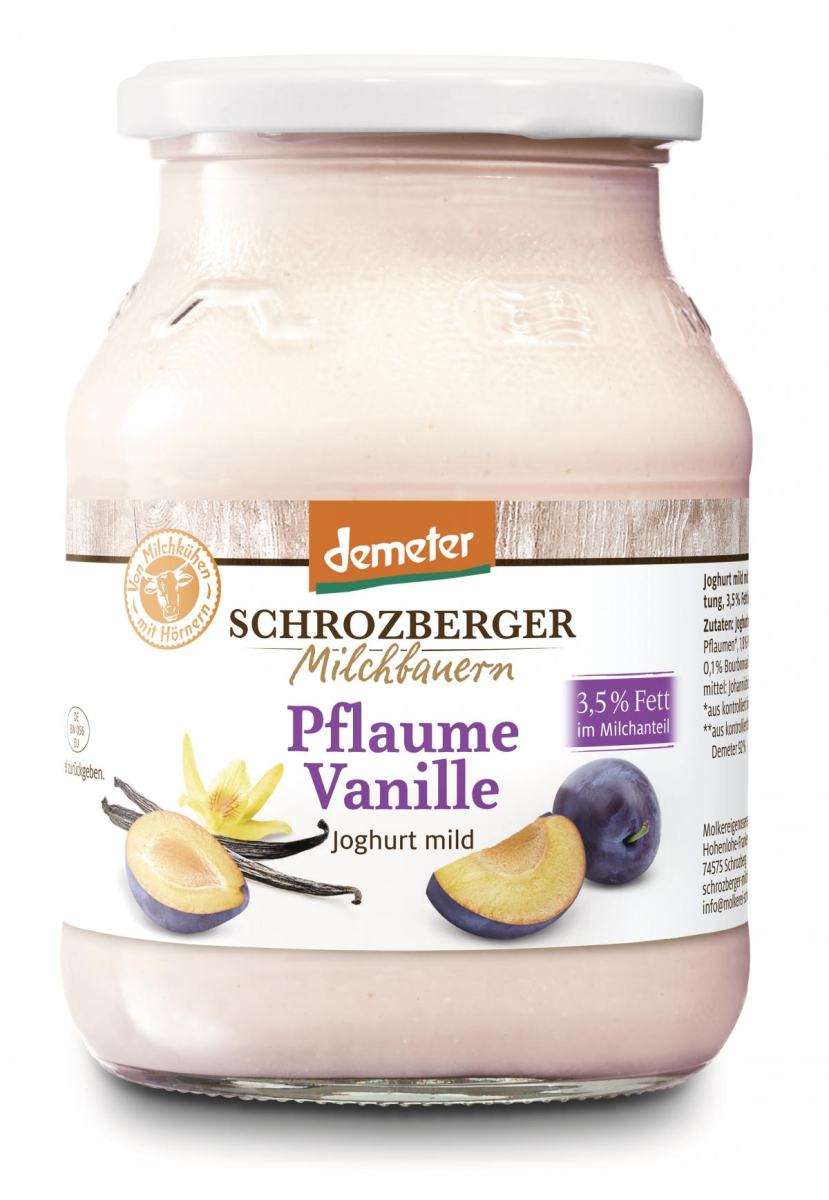 Joghurt Pflaume Vanille 3,5% (Saison)