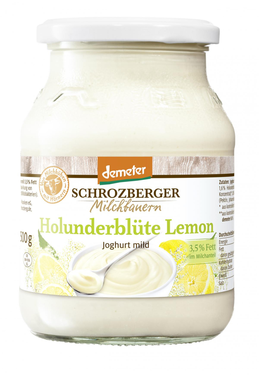 Joghurt Holunderblüte-Lemon 3,5% (Saison)