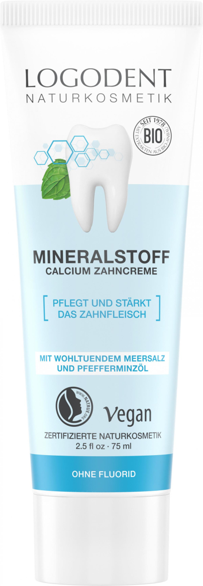 Mineralstoff Calcium Zahncreme