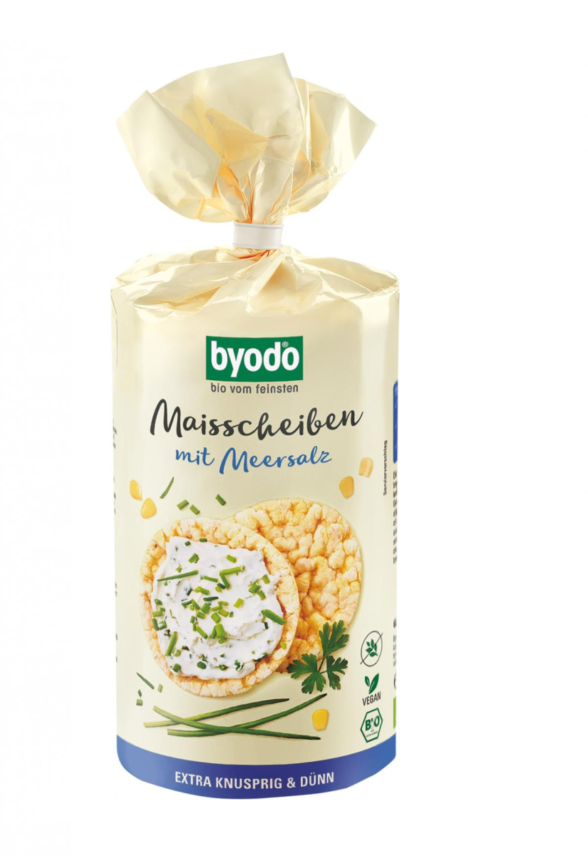 Maisscheiben mit Meersalz