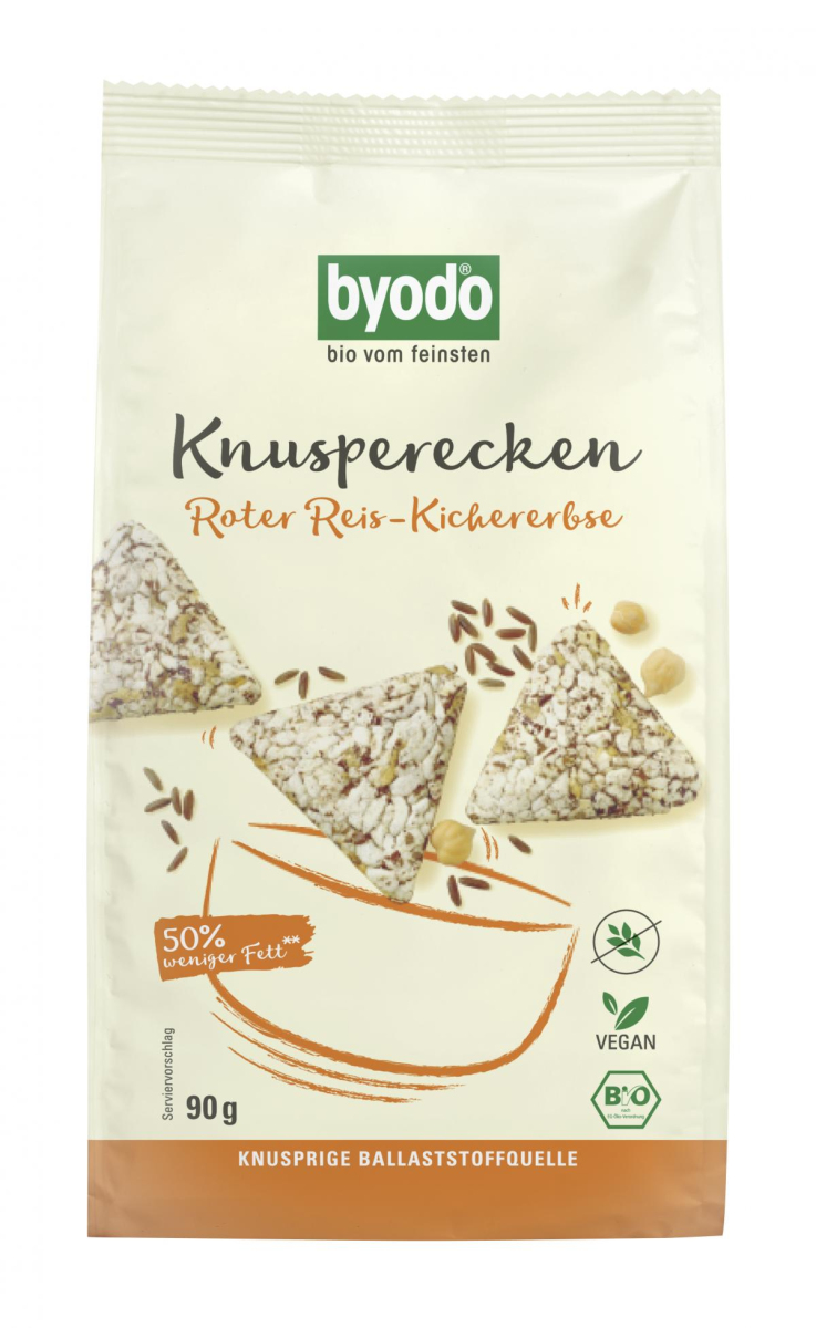 Knusperecken Roter Reis-Kichererbse