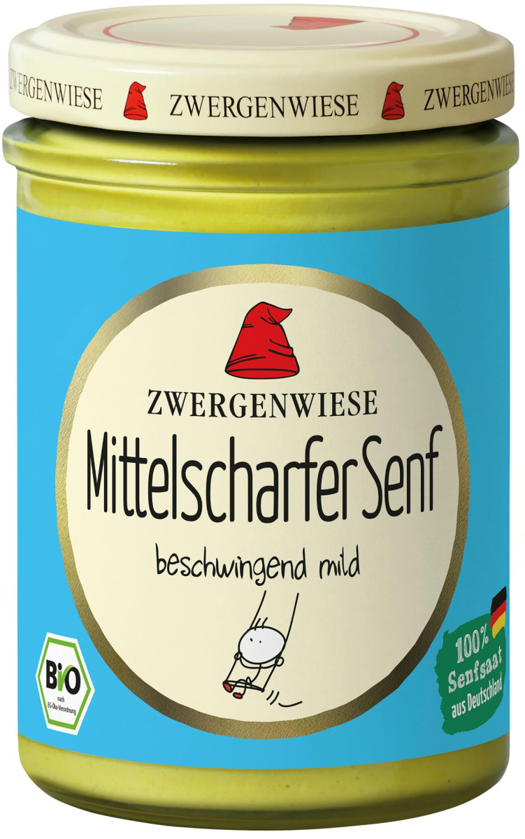 Mittelscharfer Senf Glas