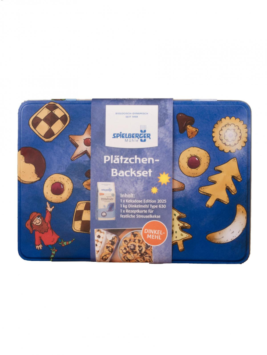 Plätzchen Backset Dinkelmehl