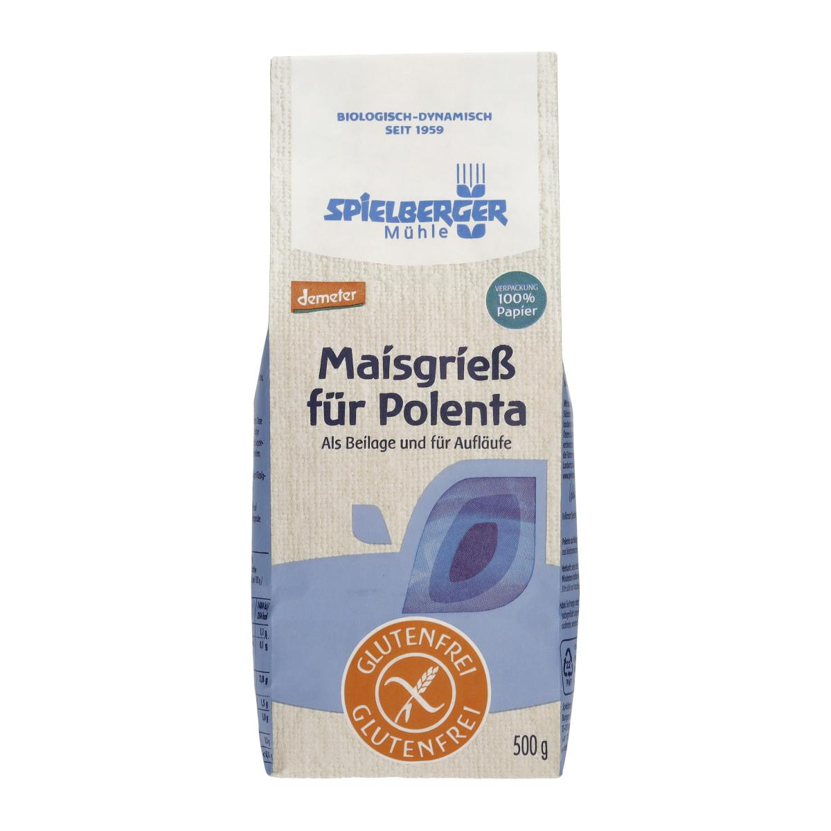 Maisgrieß-Polenta GF