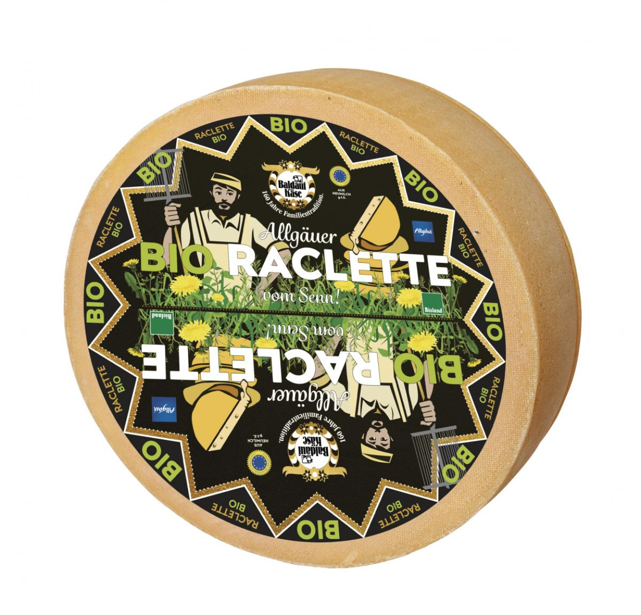 Baldauf Raclette Heumilch g.t.S. 40% Fett i. Tr.