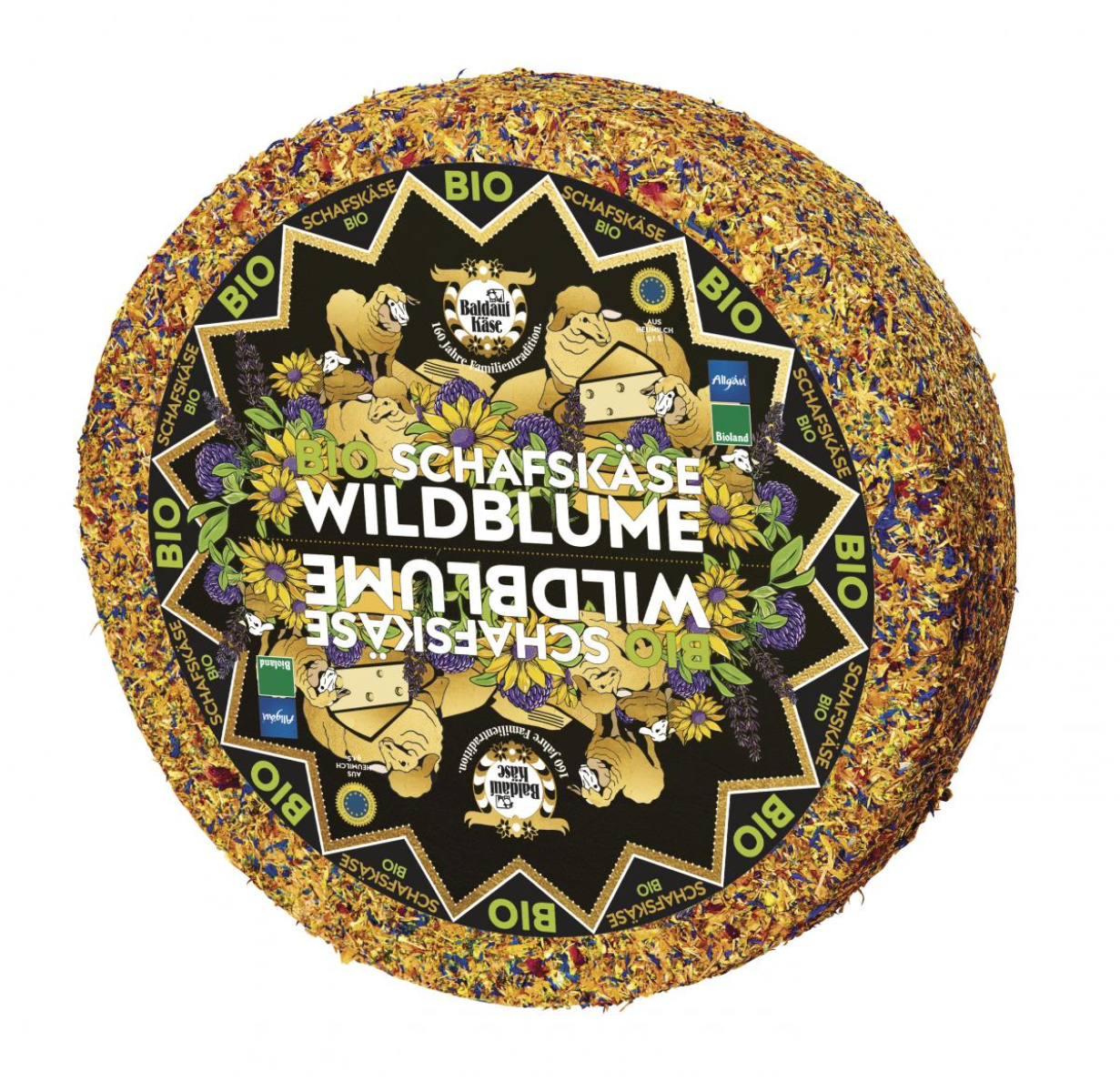 Schafkäse Wildblume Heumilch g.t.S. 50% Fett i. Tr.