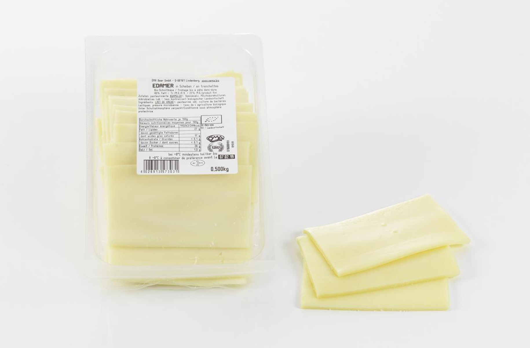 Edamer Scheiben (Großgebinde)