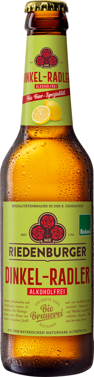 Riedenburger Dinkel Radler, alkoholfrei
