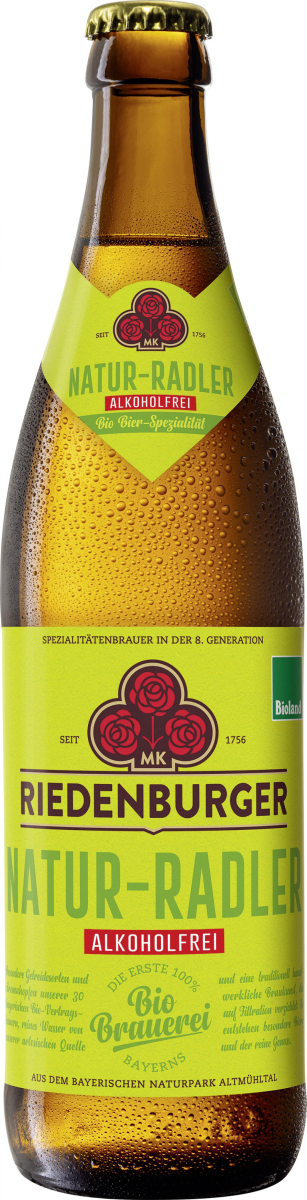 Riedenburger Natur Radler alkoholfrei