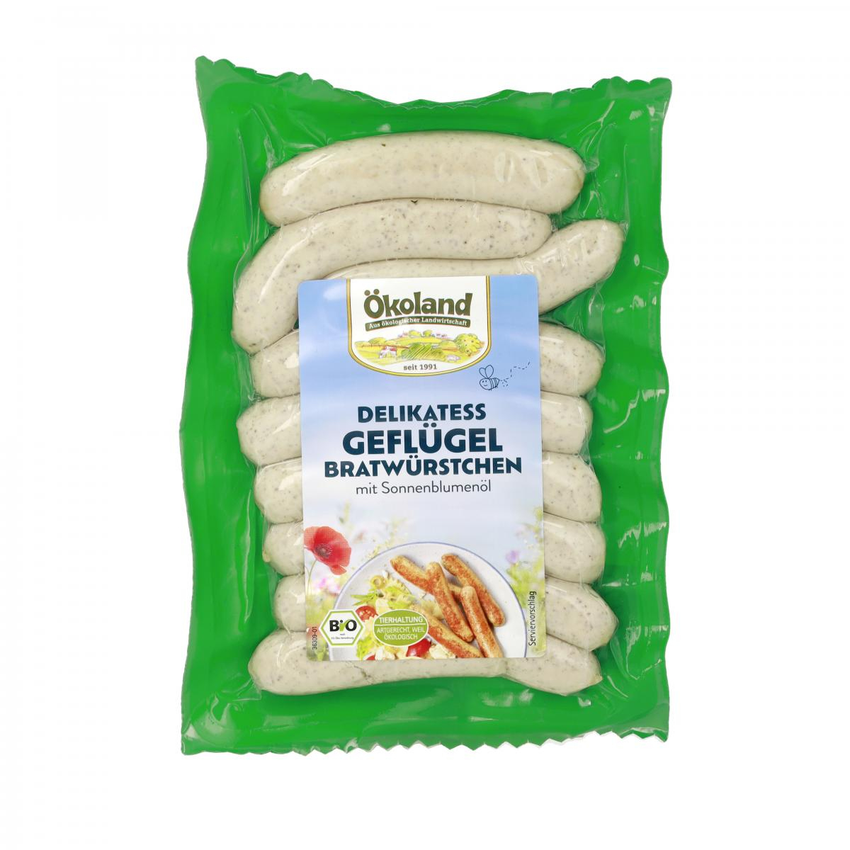 Geflügel Bratwürstchen (9 Stück)