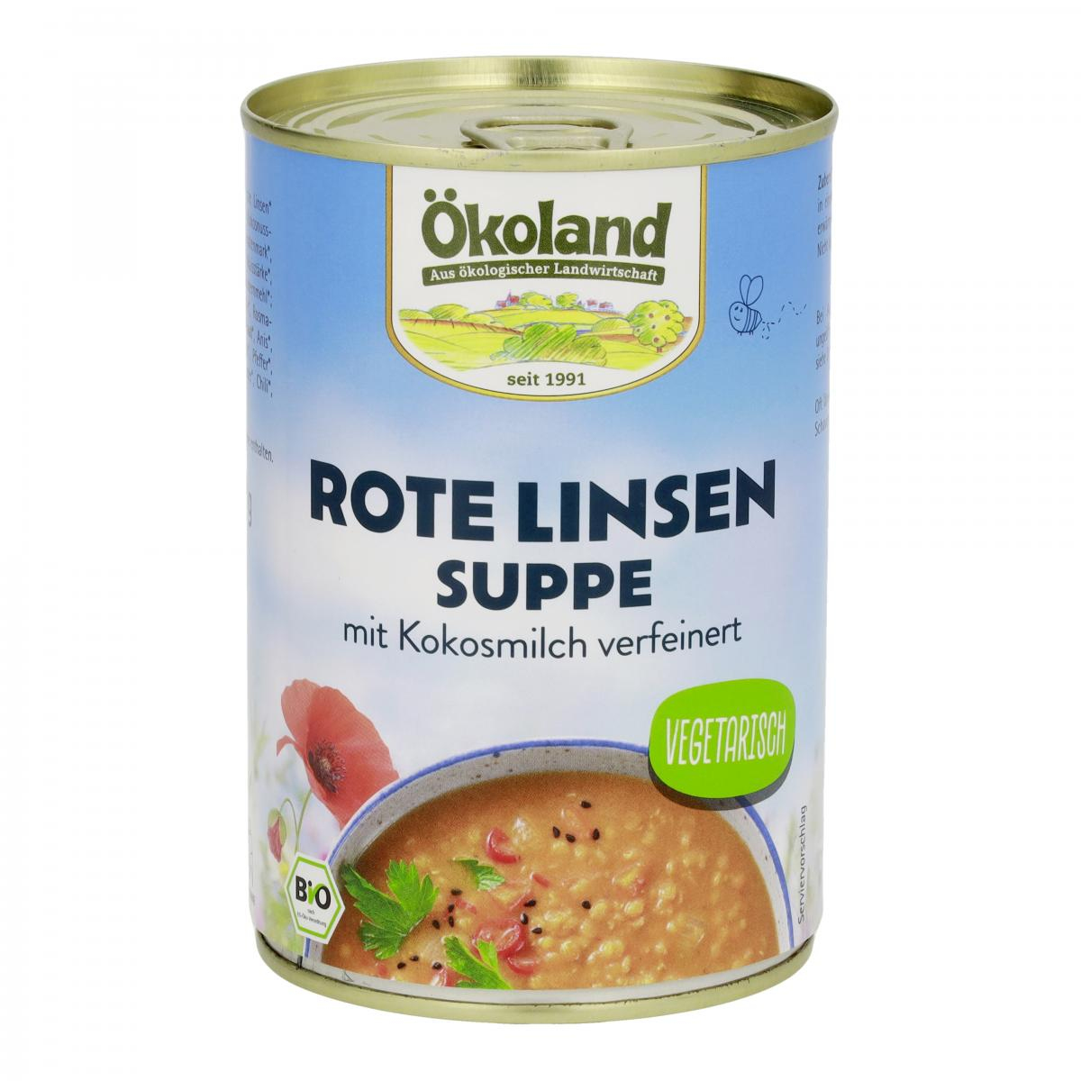 Rote Linsensuppe vegetarisch
