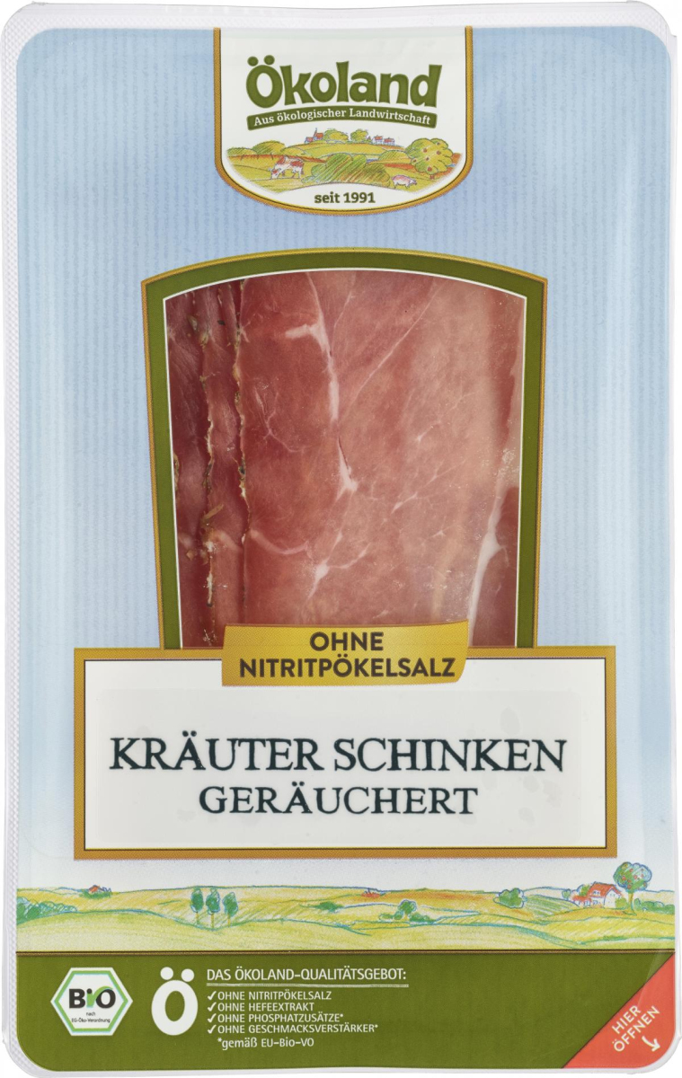 Kräuterschinken geschnitten