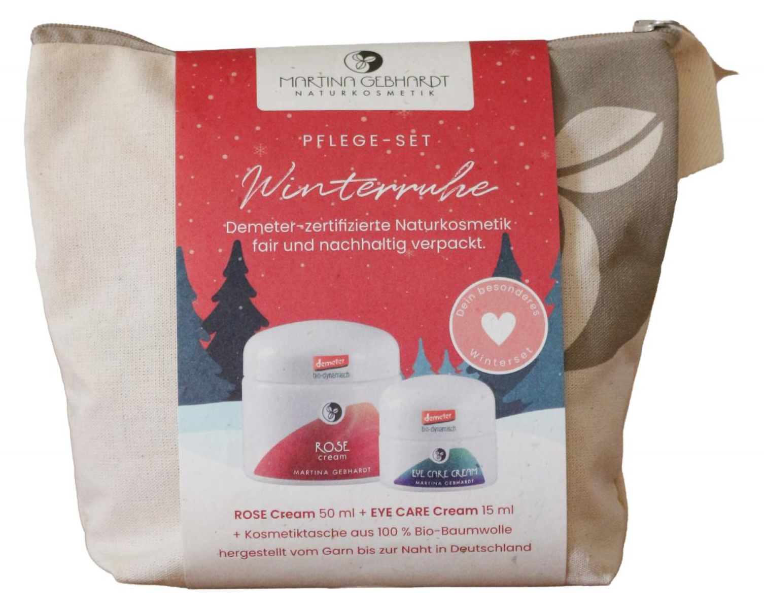 Geschenkset Winterruhe + Kosmetiktasche