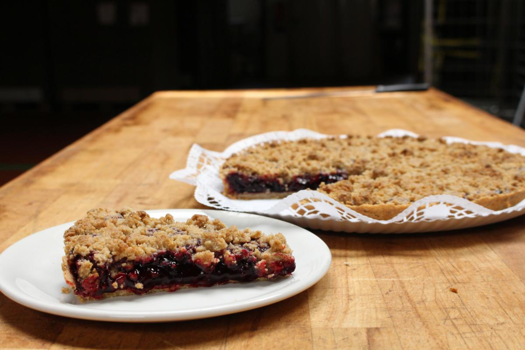 Johannisbeer-Pie vegan (12 Stück)