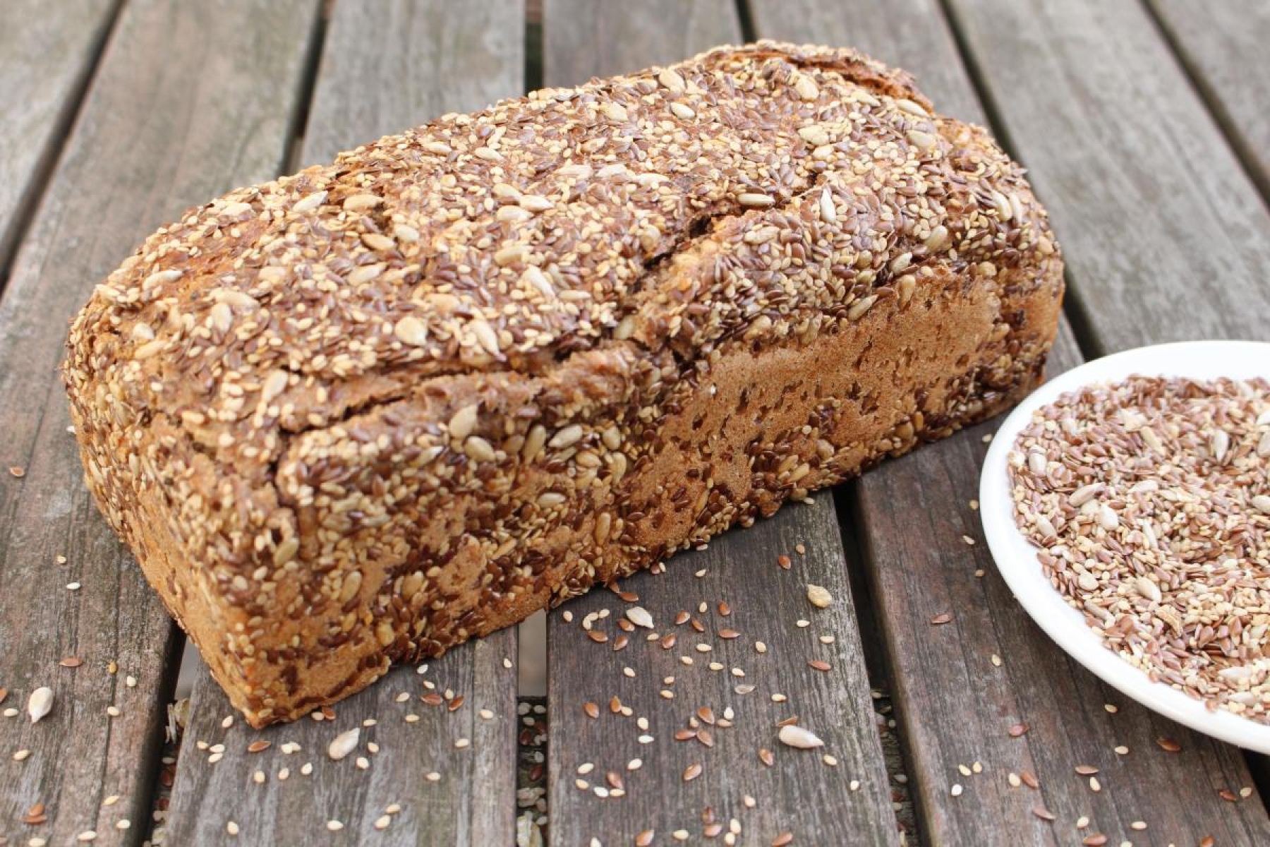 Korn an Korn Brot