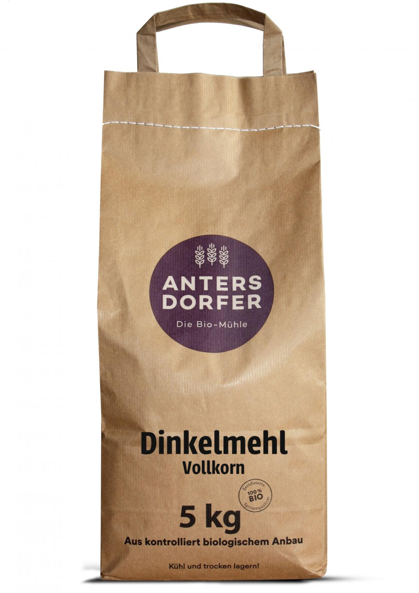 Dinkelmehl Vollkorn (Großgebinde)