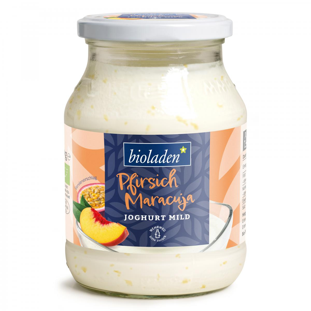 Joghurt Pfirsich-Maracuja 3,5%, Glas