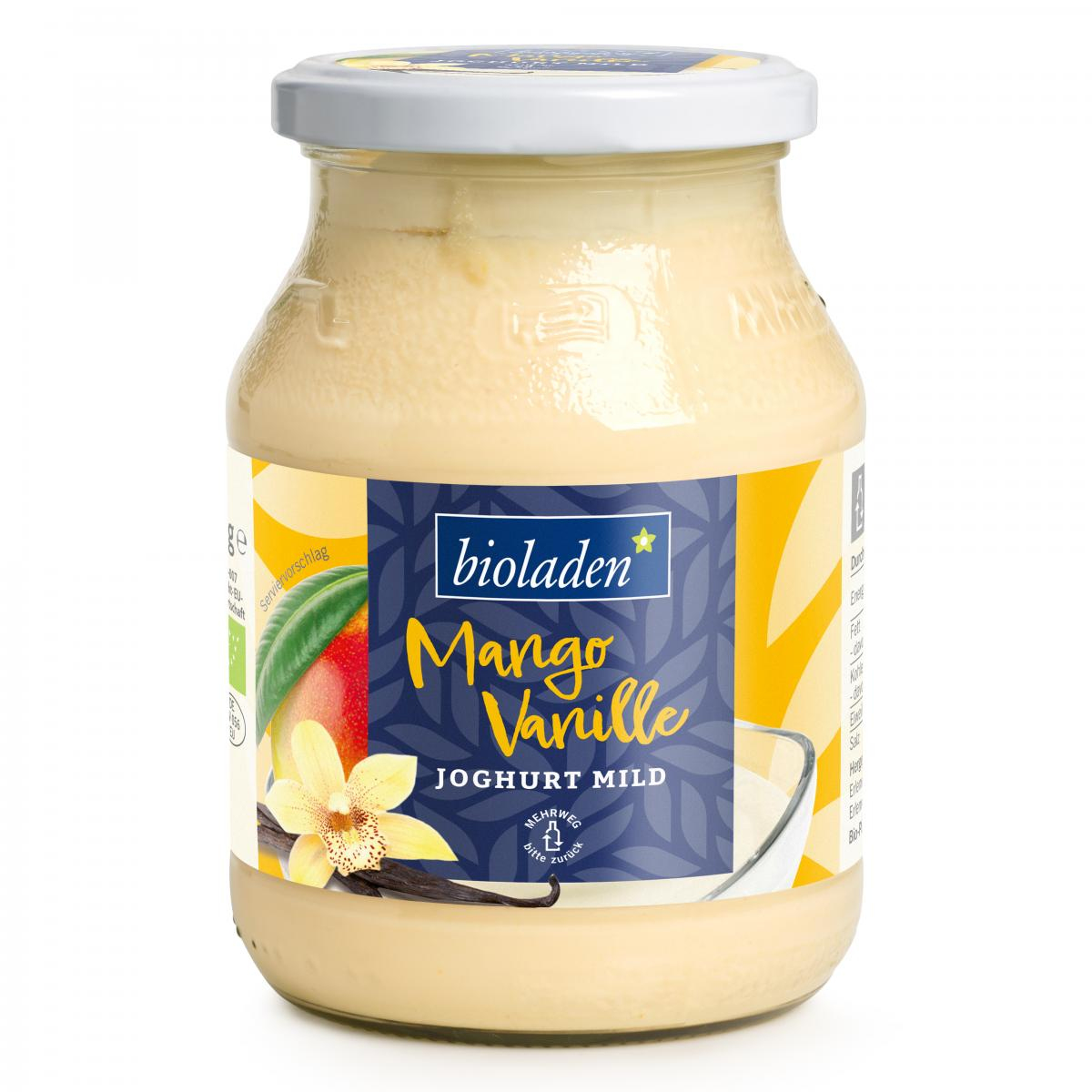 Joghurt Mango-Vanille 3,5%, Glas