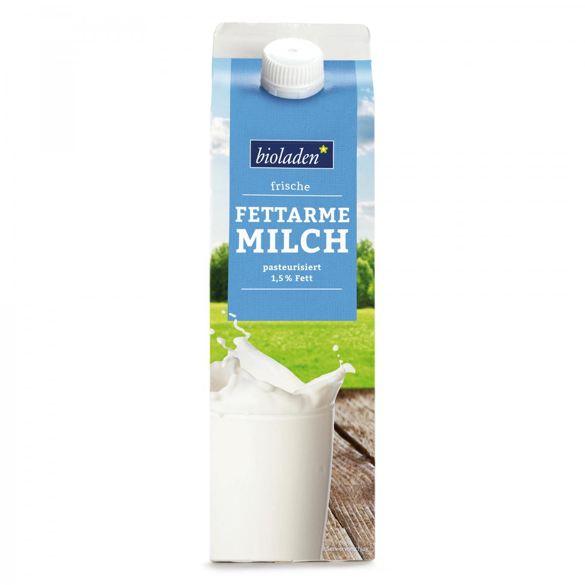 Frische Fettarme Milch 1,5% bioladen* Tetra