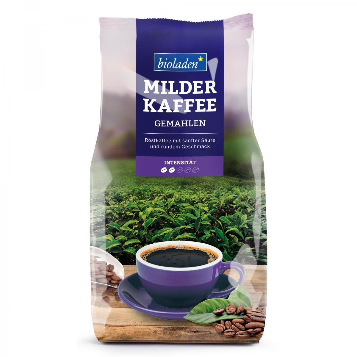 Kaffee 100% Arabica MILD, gemahlen