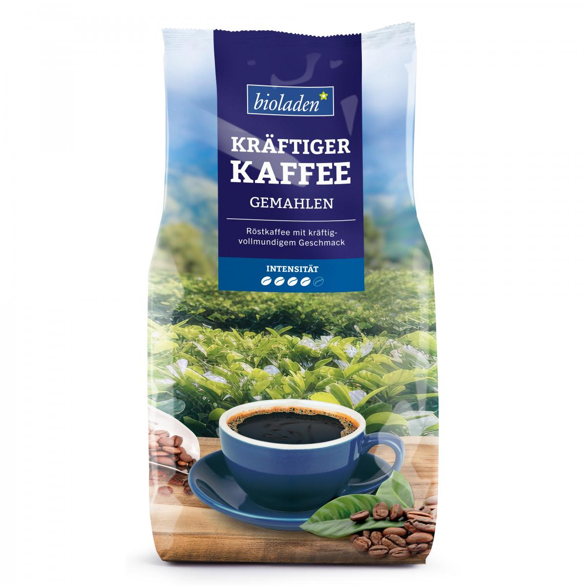 Kaffee 100% Arabica KRÄFTIG, gemahlen