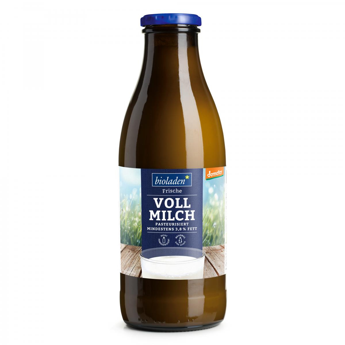 Demeter Vollmilch 3,8% Flasche
