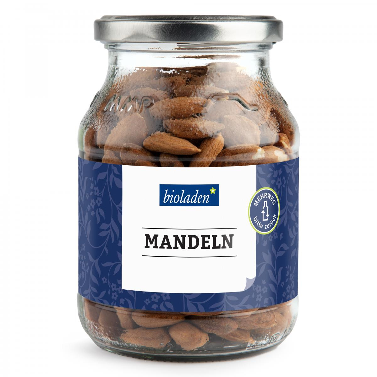 Mandeln im Pfandglas