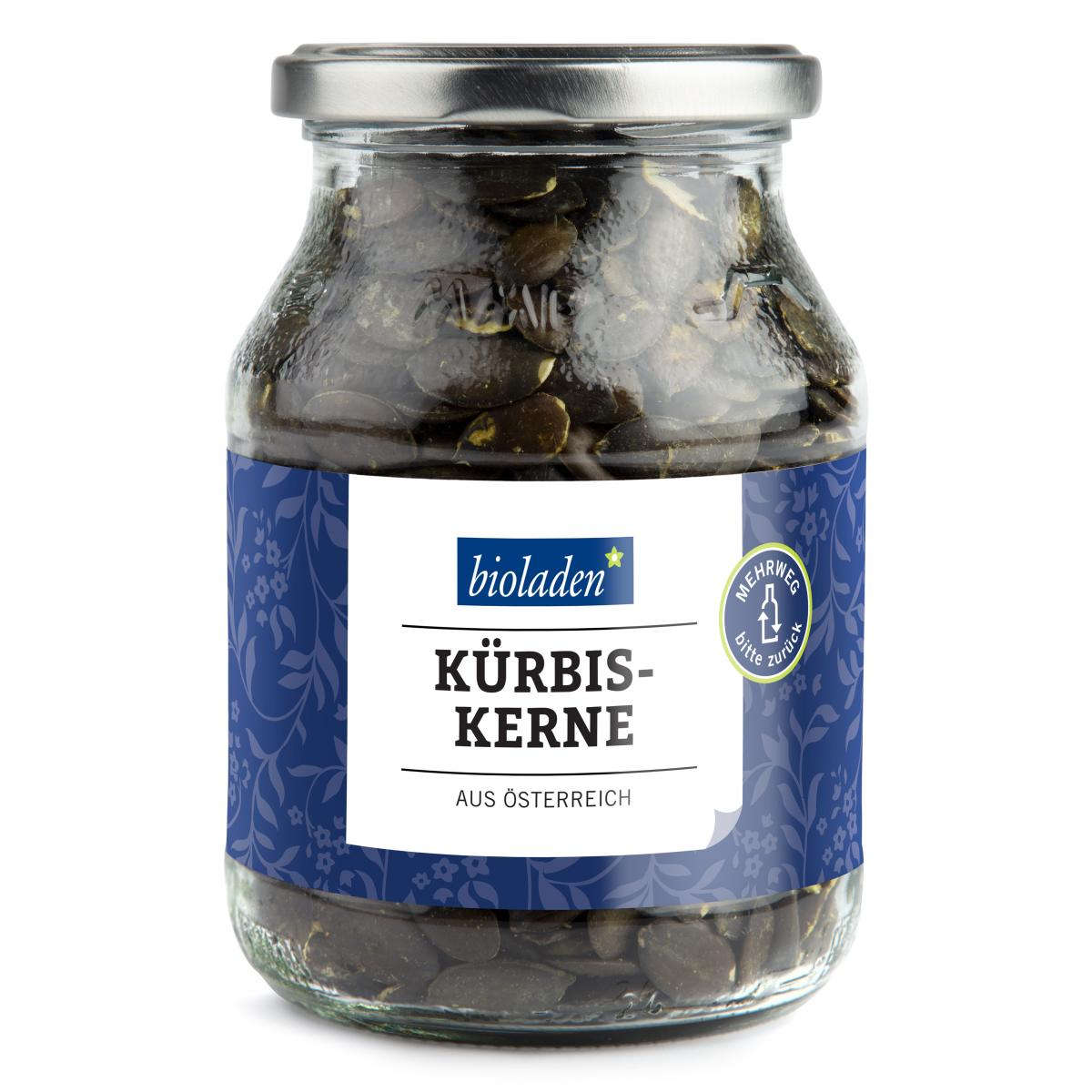 Kürbiskerne im Pfandglas