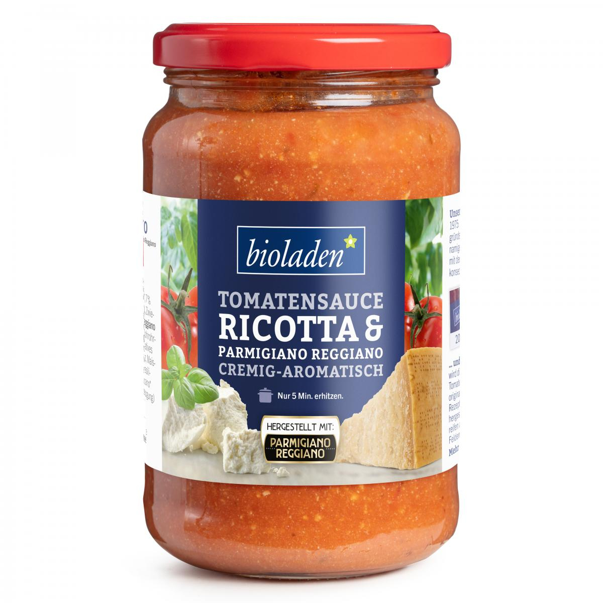 Tomatensauce Ricotta & Parmigiano