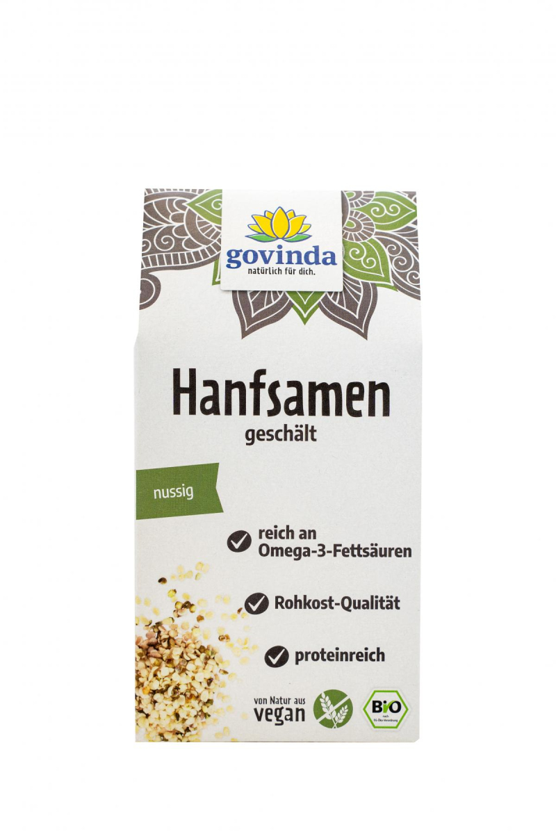 Hanfsamen geschält