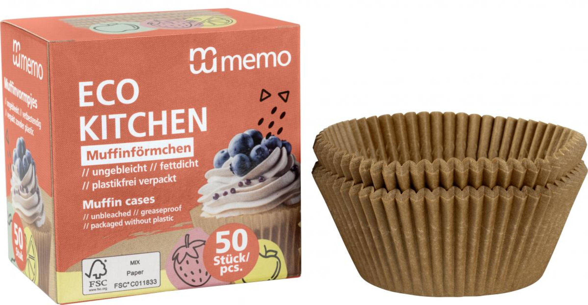 Muffinförmchen 50 Stück