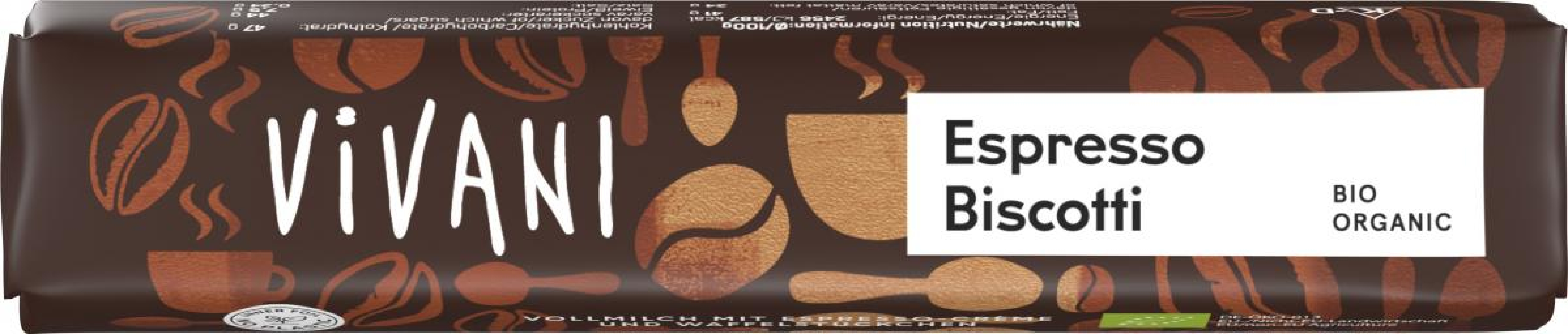 Schokoriegel Espresso Biscotti