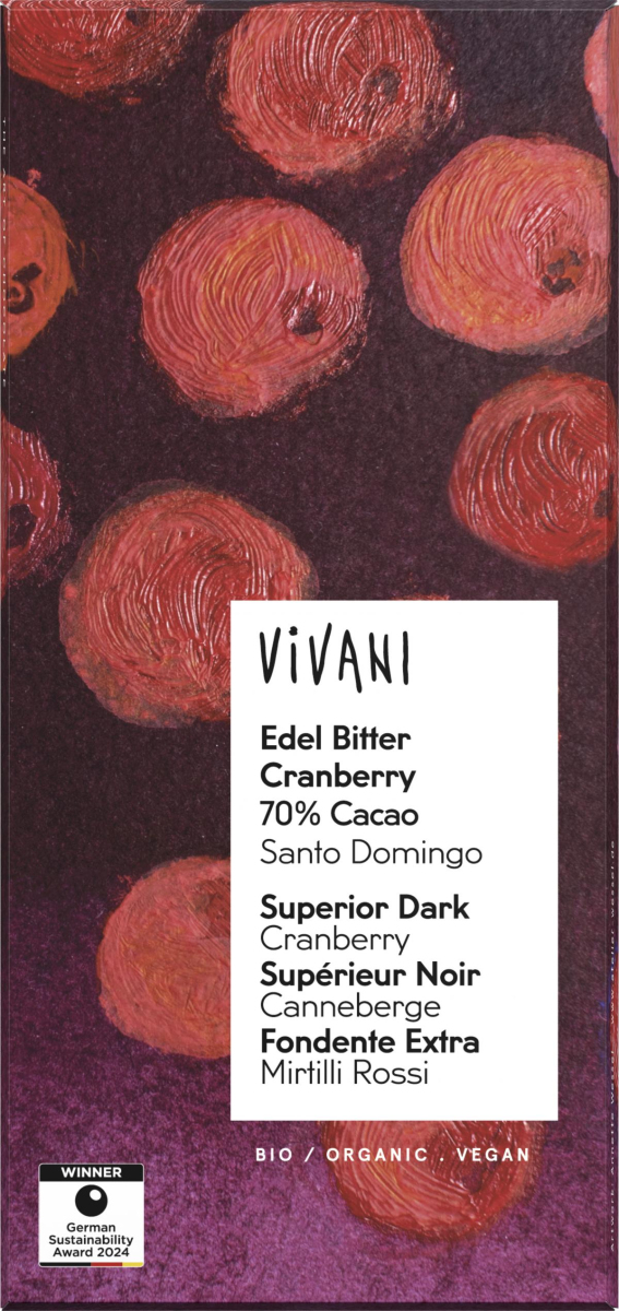 Edel Bitter Cranberry 70%
