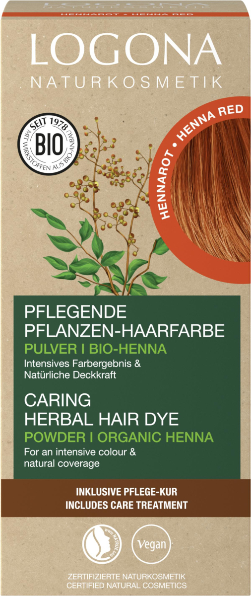 Pflanzen Haarfarbe Pulver Hennarot