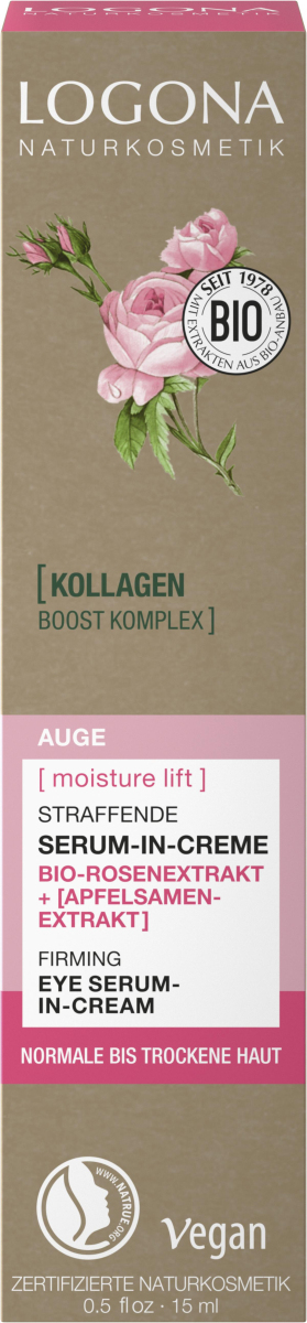 Straffende Serum-in-Creme Rose & Apfel