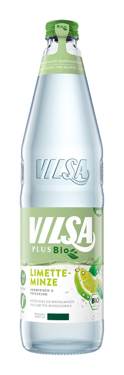 Vilsa Plus Bio Limette-Minze 700 ml