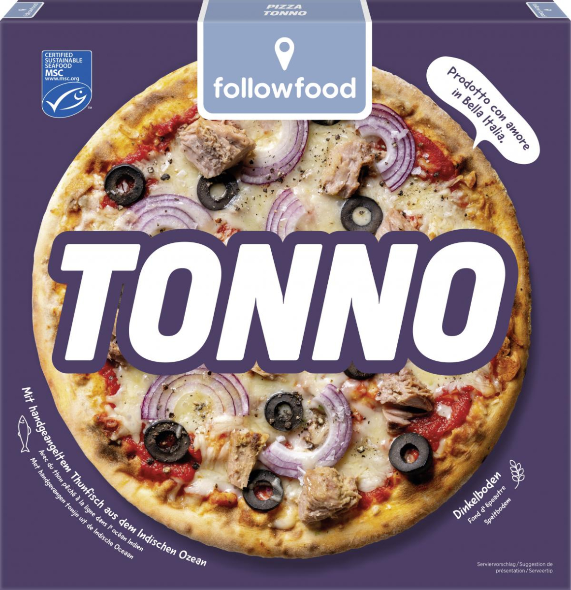 TK Dinkel-Pizza Tonno MSC