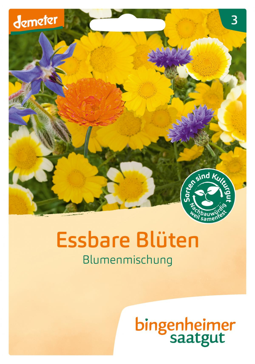 Saat Blumenmischung Essbare Blüten