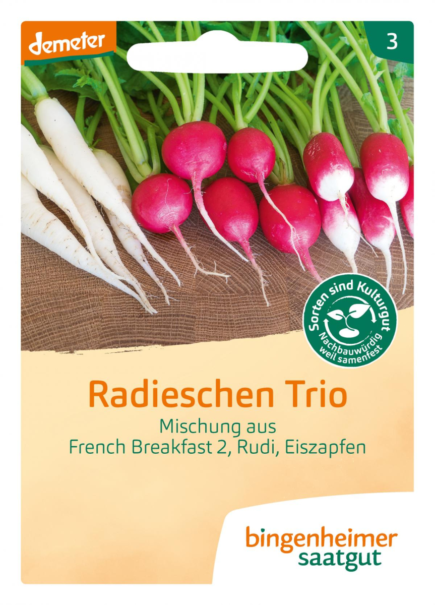 Saat Radieschen Trio