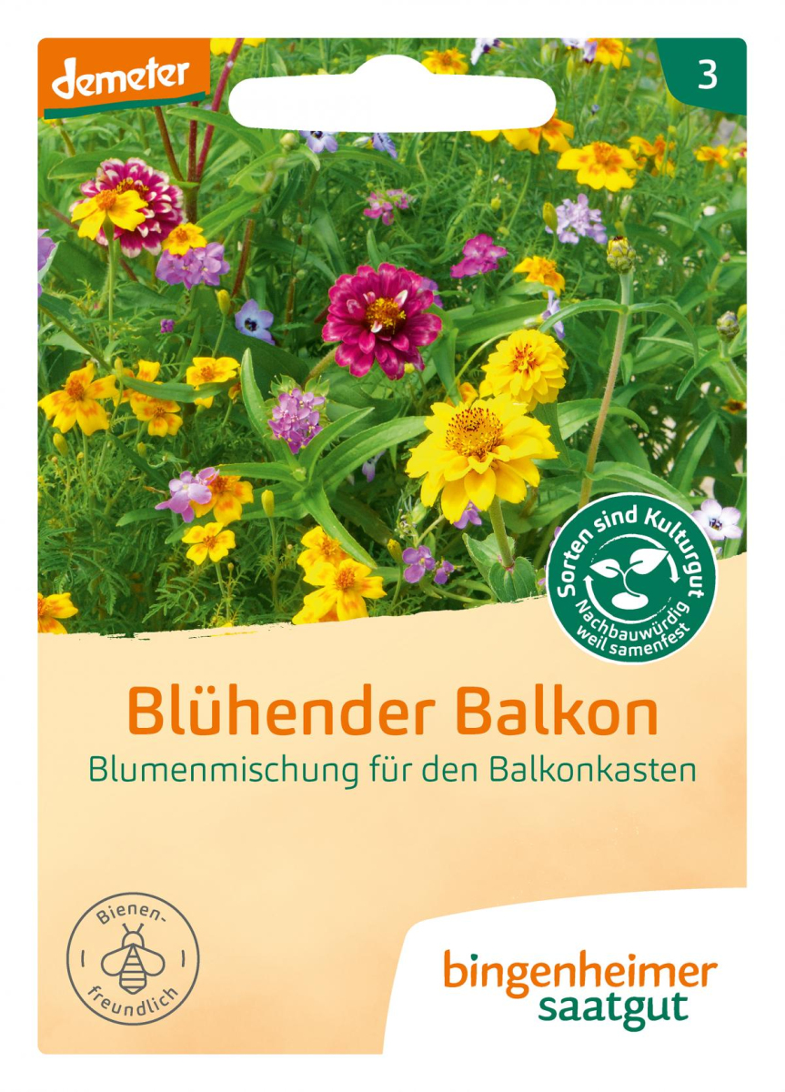 Saat Blumenmischung Blühender Balkon