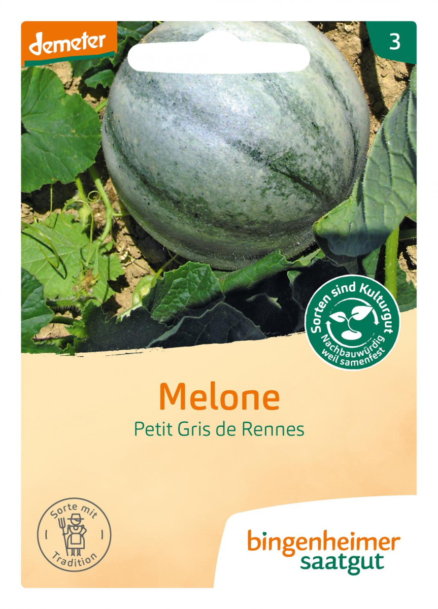 Saat Zuckermelone "Petit Gris de Rennes"