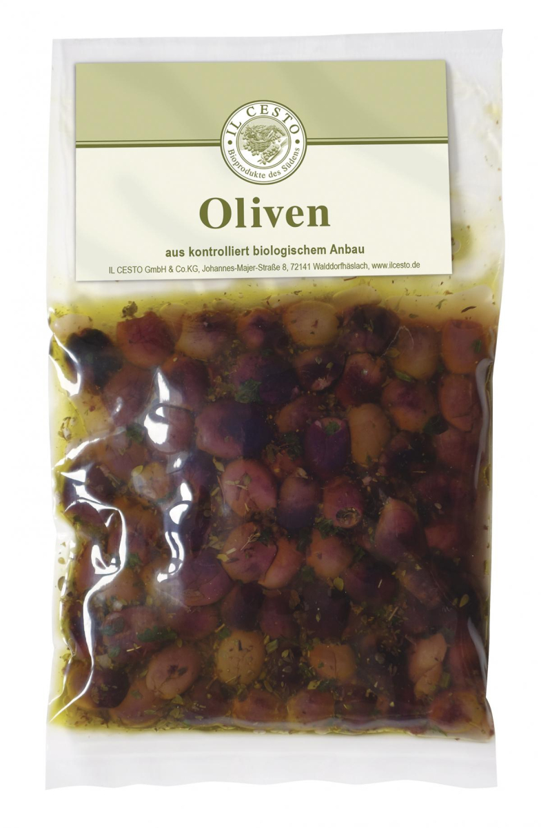 Leccino-Oliven ohne Stein, mariniert