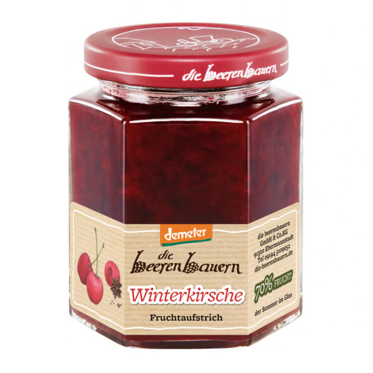 Winterkirsche Fruchtaufstrich