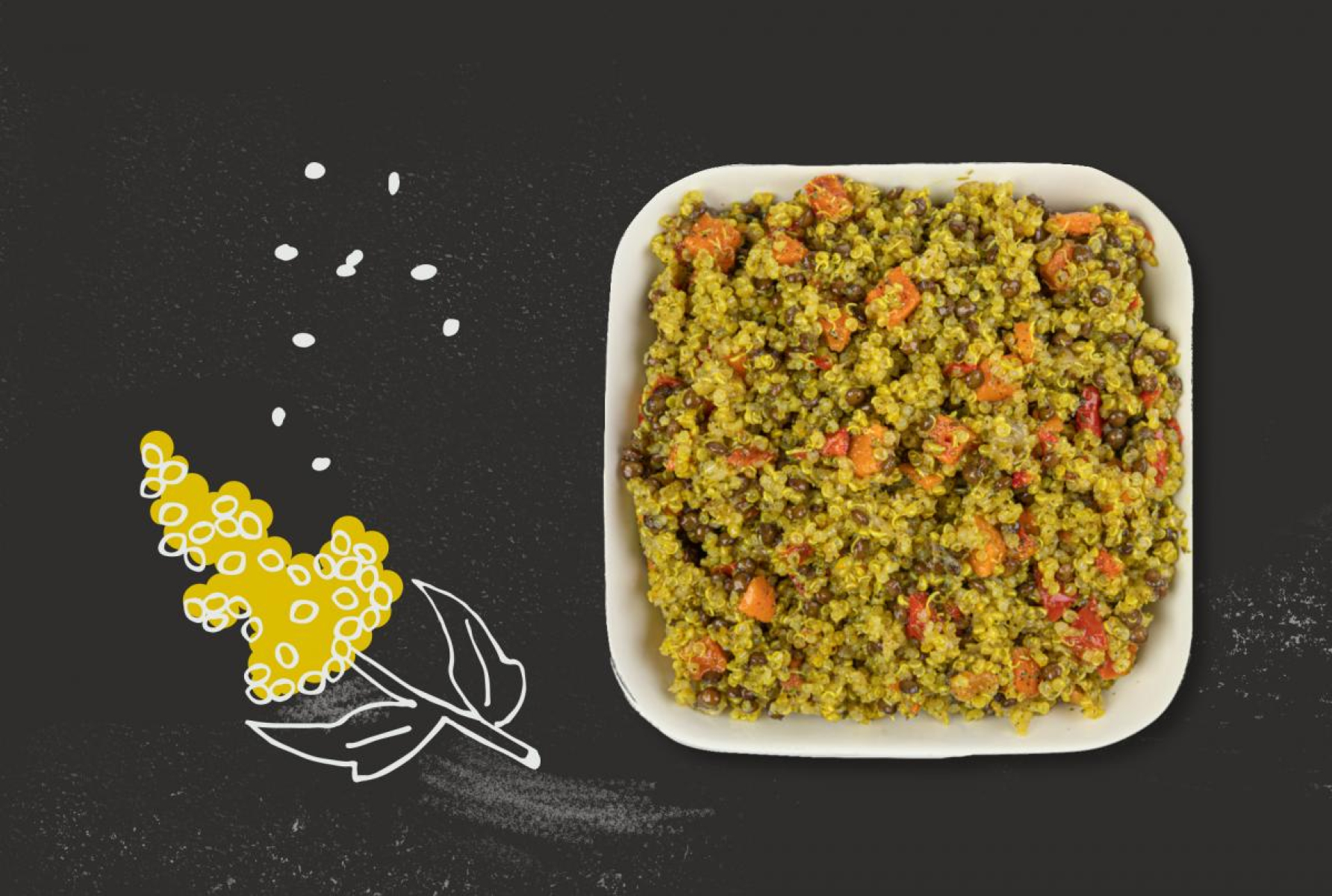 Quinoa-Süßkartoffelsalat (Großgebinde)