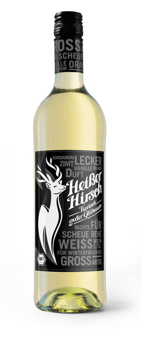 Heißer Hirsch Glühwein, rosé