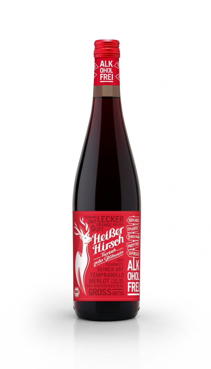 Heißer Hirsch rot alkoholfrei